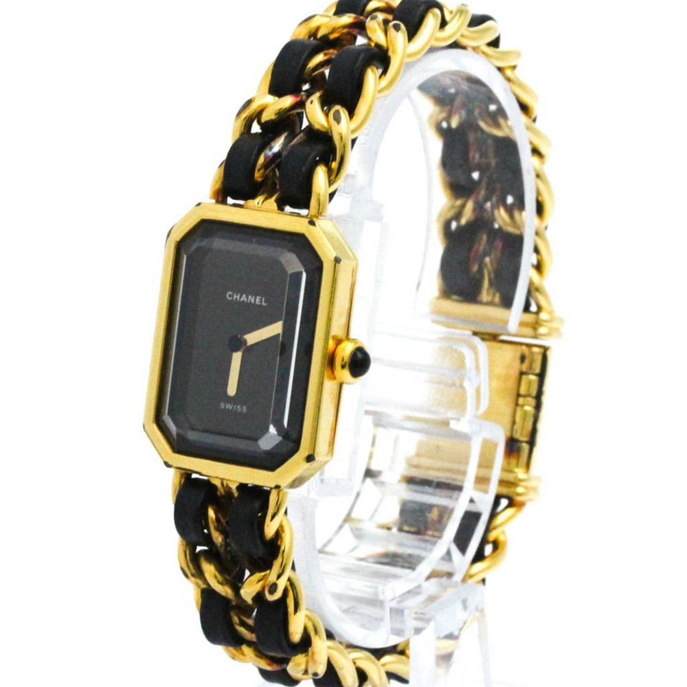 CHANEL Premiere Size L Gold Plated Quartz Ladies Watch H0001 BF583109 - Picture 2 of 9
